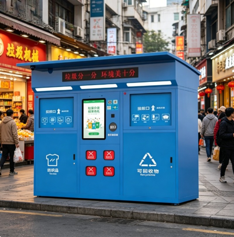 Vending Machine Qr Code - Máquina Expendedora Inversa para Residuos Reciclables
