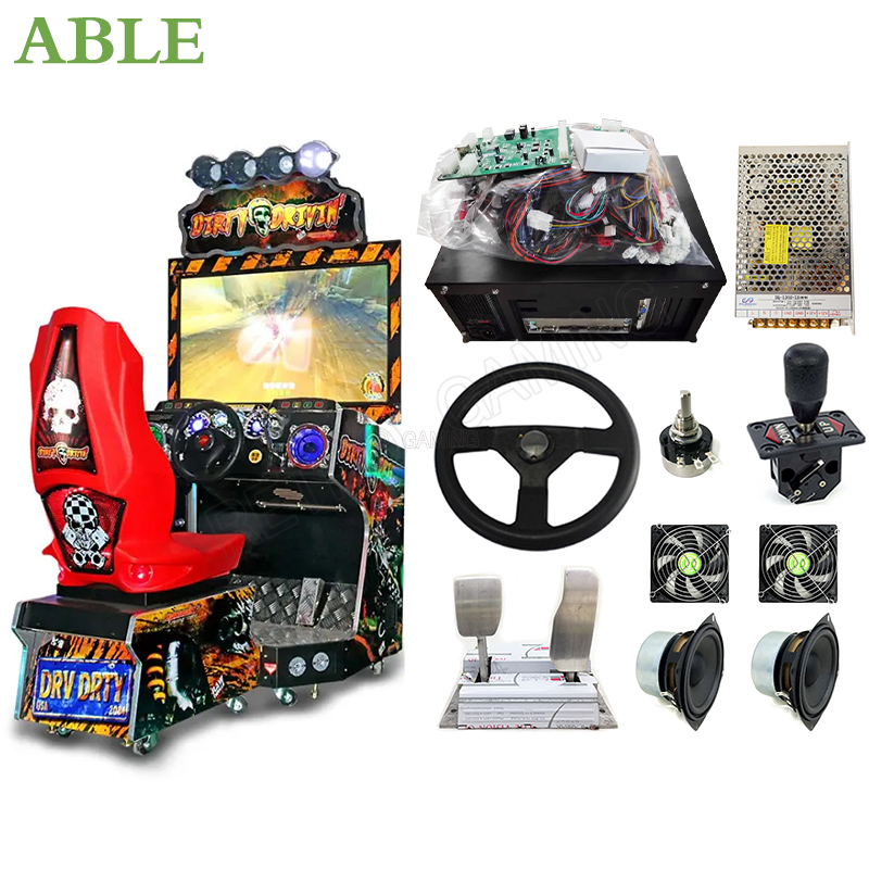 Coin Operated Kiddie Ride - Dirty Drivin-máquina de juego Arcade, Kit