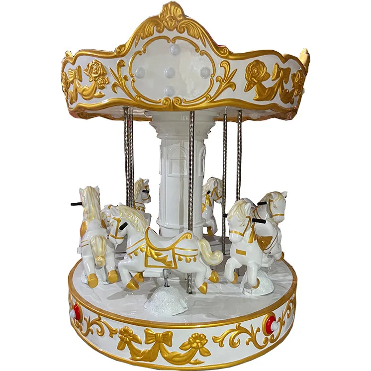 Coin Operated Kiddie Ride - Carrusel Estilo Cuento de Hadas 2026,