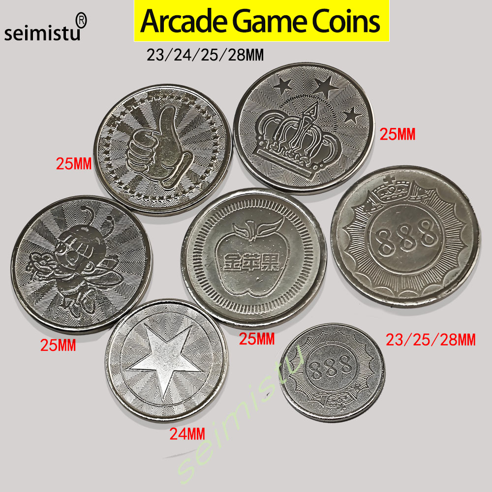 Vending Arcade Games - 100 Uds. De fichas de acero