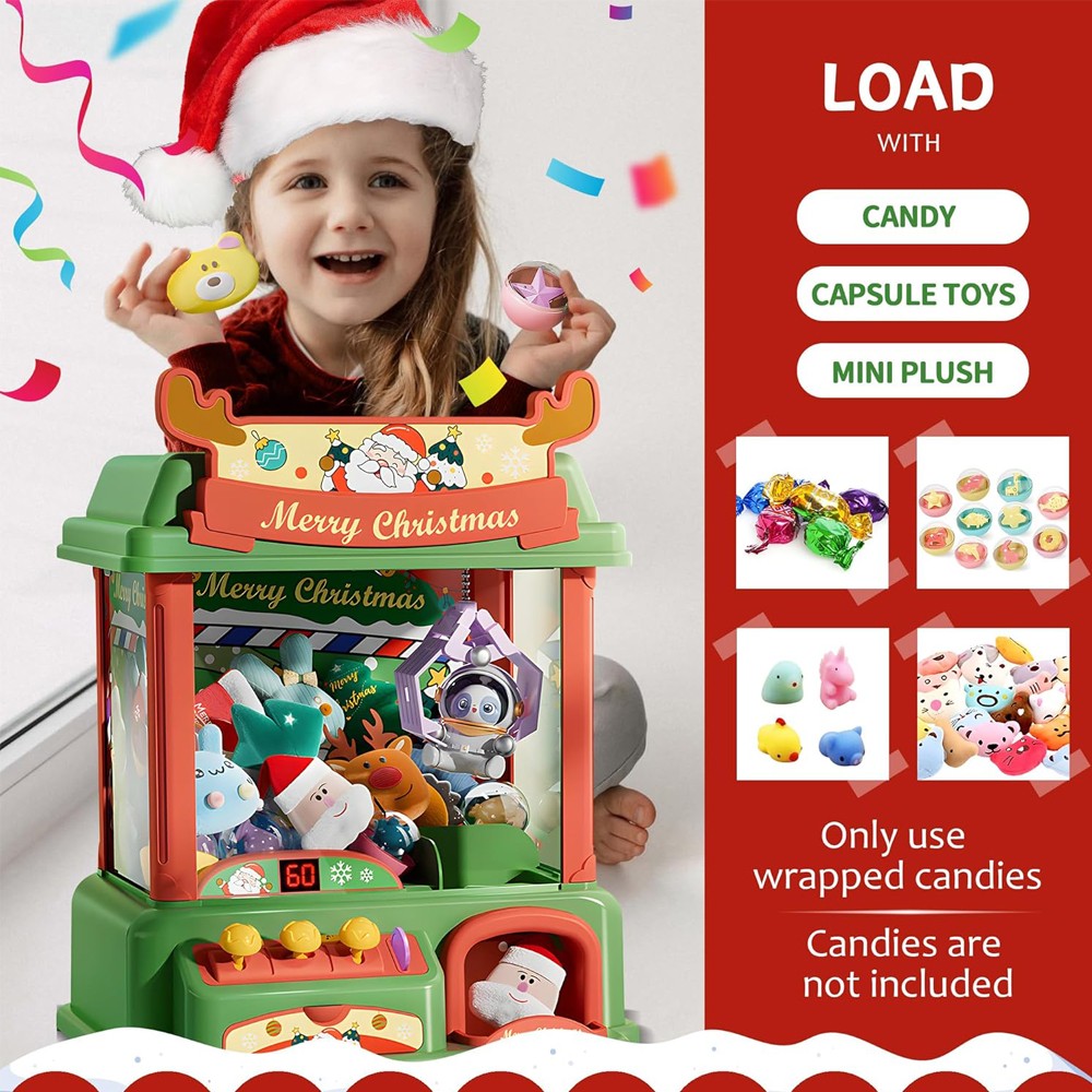 Máquina de garra de Navidad pa - Vending Arcade Games reseña y precio