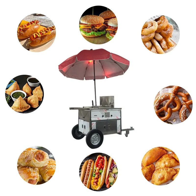 Carrito de Comida Móvil Compac - Hot Dog Vending Cart reseña y precio