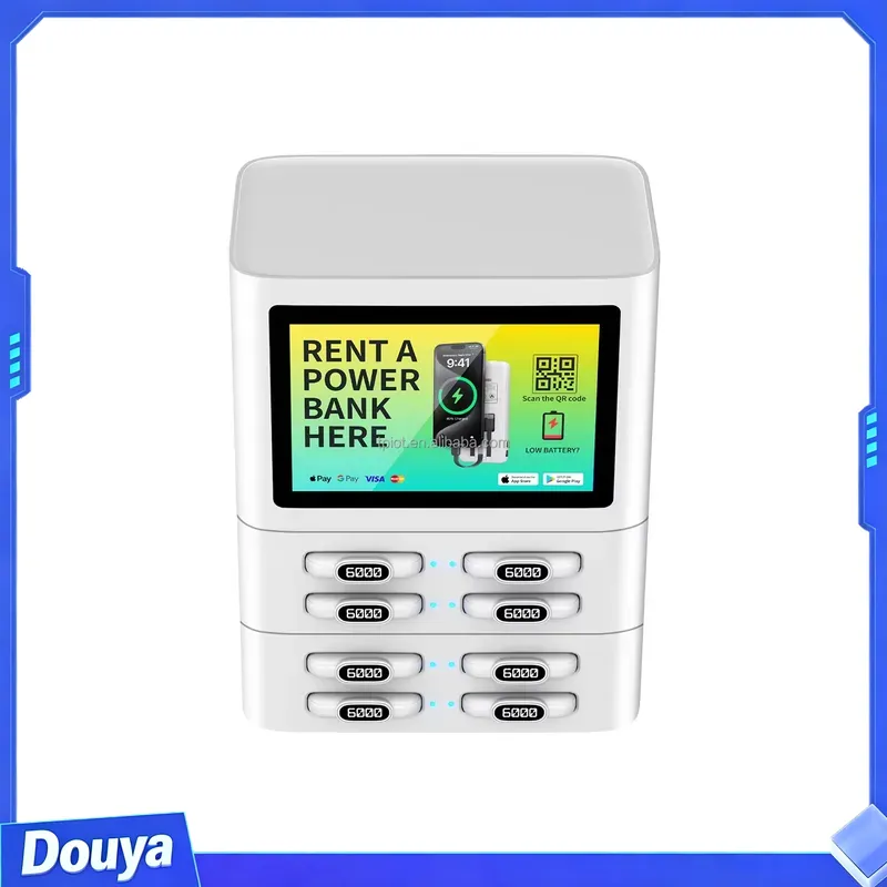 Estación de Carga Móvil con Có - Vending Machine Qr Code reseña y precio