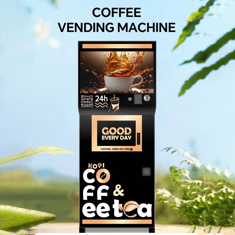 Máquina expendedora de café au - Vending Machine Qr Code reseña y precio