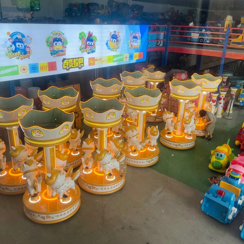 Carrusel musical para niños Me - Coin Operated Kiddie Ride reseña y precio