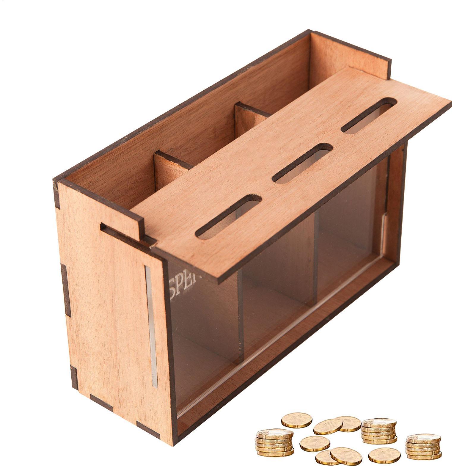 Caja de Ahorro con 3 Compartim - Coin Operated Kiddie Ride reseña y precio